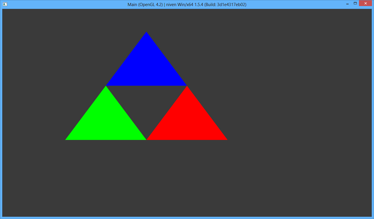 Instanced draw debug application running under OpenGL 4.2.